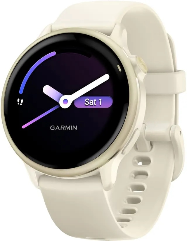 Vivoactive 6 smartwatch 42mm (Bone/Lunar Gold)