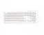 White - 115 Keycap set - Seamless Double-shot PBT - Nordic Layout