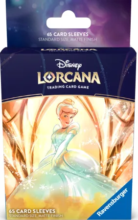 Disney Lorcana Standard Size Card Sleeves – Cinderella (65)
