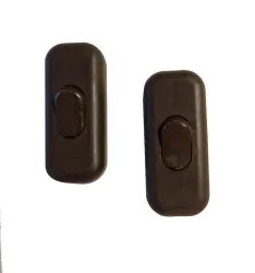 Pass-through switch brown 2 pcs