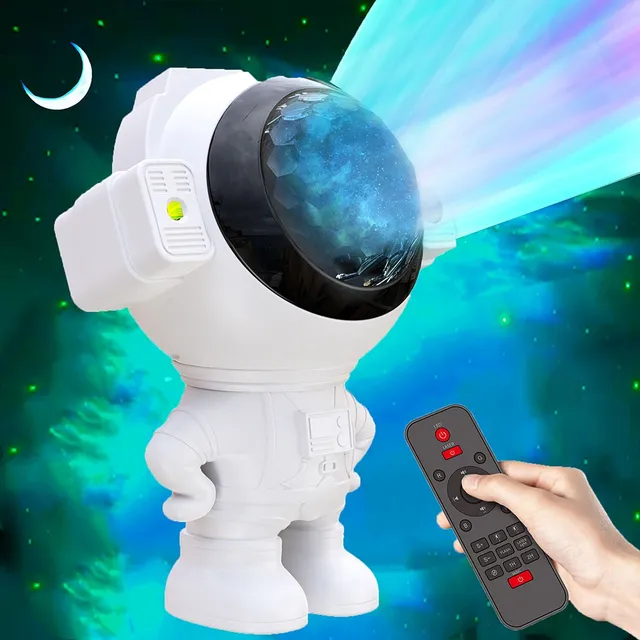 stjärnprojektor / galaxylampa / månlampa / projektorlampa med fjärrkontroll