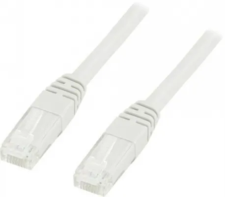 Nätverkskabel UTP Cat6 patchkabel 0.5m, vit