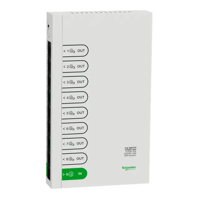 R9H9SWP92 Switch 8-portars PoE+, Resi9