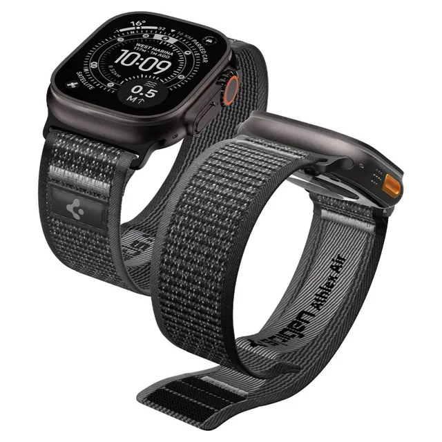 Athlex Air 2 Active Band - black gray - Apple Watch 49mm/46mm/45mm/44mm