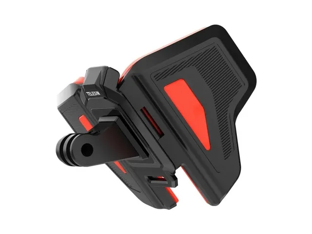 Telesin Helmet Chin Mount 2nd Gen. Action Cameras Grey