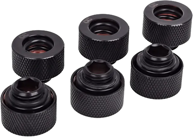 HT 10/13mm HardTube 6-pack -Svart