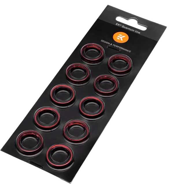 EK-Torque STC-10/16 Color Rings Pack - Red