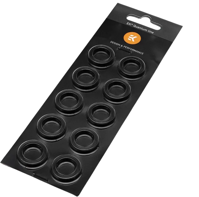 EK-Torque STC-12/16 Color Rings Pack - Black