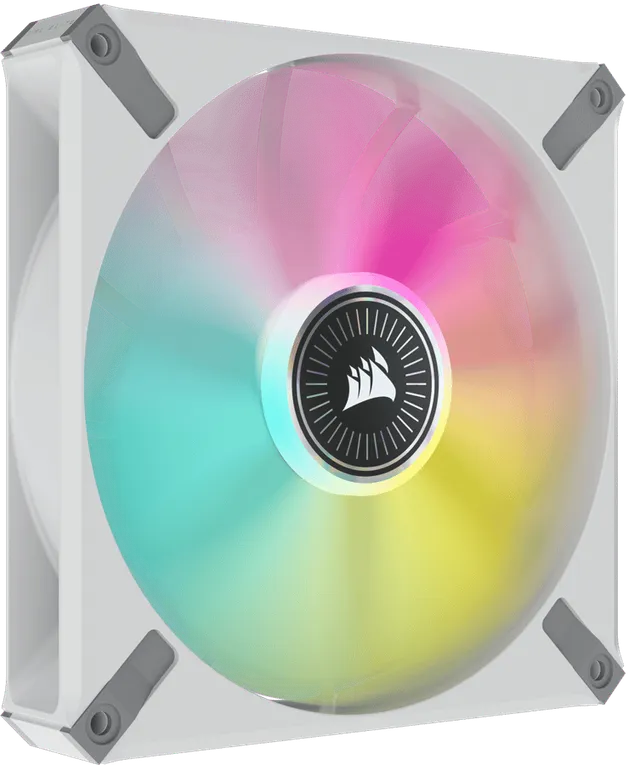iCUE ML140 RGB ELITE 2-pack inkl. Lighting Node CORE Vit