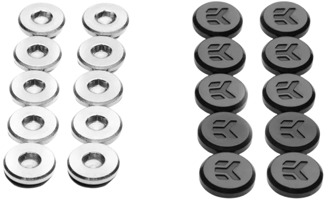 EK-Quantum Torque Plug w/Cover 10-Pack - Black