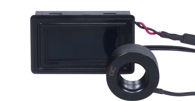 Core Temperatur sensor G1/4 Med skärm Svart