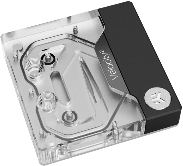 EK-Quantum Velocity² D-RGB - 1200 Nickel + Plexi