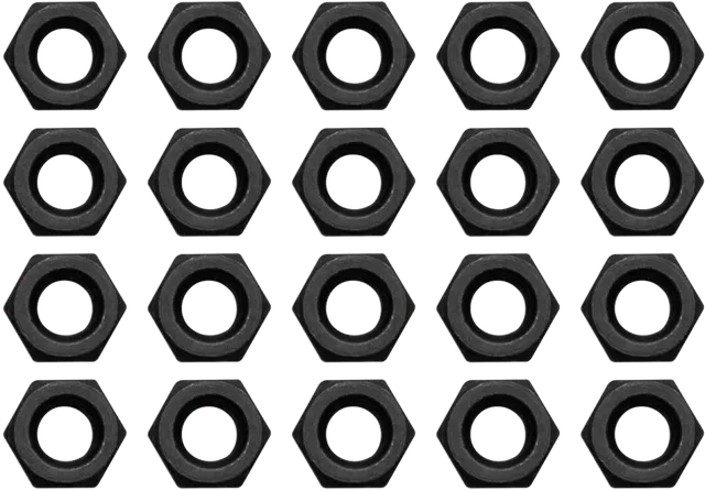 EK-Loop Nut Set M4 - Black (20pcs)