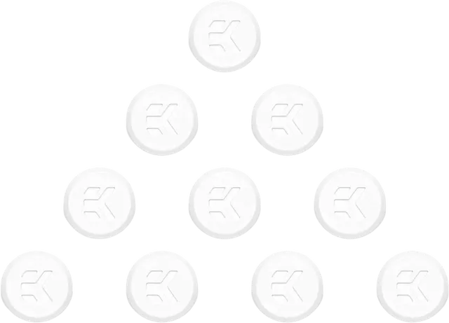 EK-Quantum Torque Plug Cover 10-Pack - White
