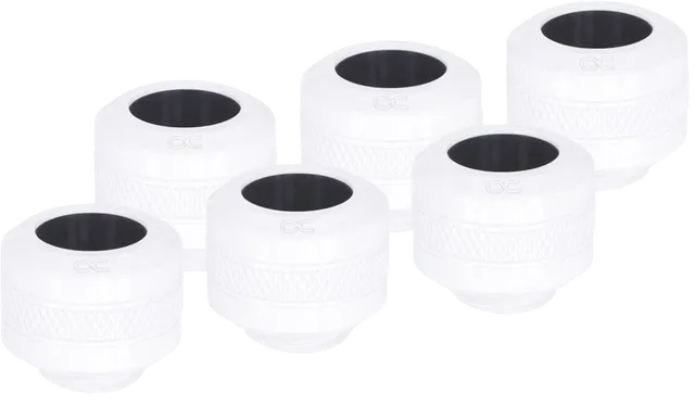 Eiszapfen PRO 13mm HardTube fitting G1/4 - white sixpack