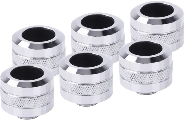 Eiszapfen PRO 16mm HardTube fitting G1/4 - chrome sixpack