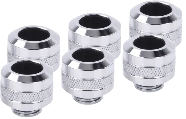 Eiszapfen PRO 13mm HardTube fitting G1/4 - chrome sixpack