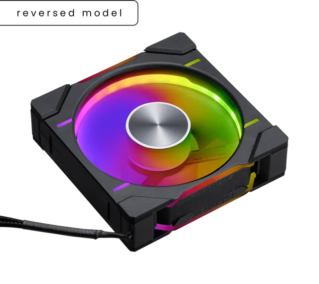 D30 Reversed Airflow 120mm Svart 1-Pack