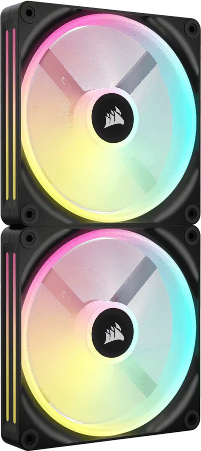 iCUE LINK QX140 RGB Startkitt Svart 2-pack