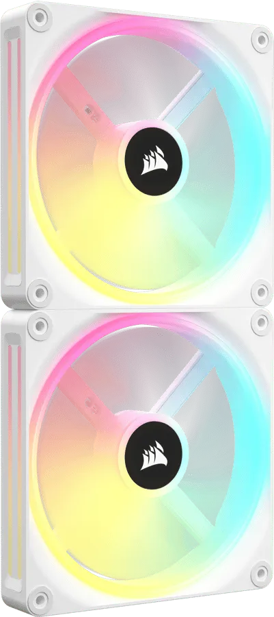 iCUE LINK QX140 RGB Startkitt Vit 2-pack