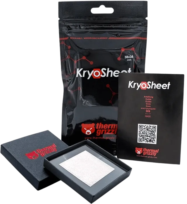 KryoSheet thermal pad - 38 x 38 mm (AMD AM3-4 och Intel 1700)