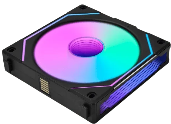 UNI FAN SL140 Reverse Infinity RGB PWM Svart