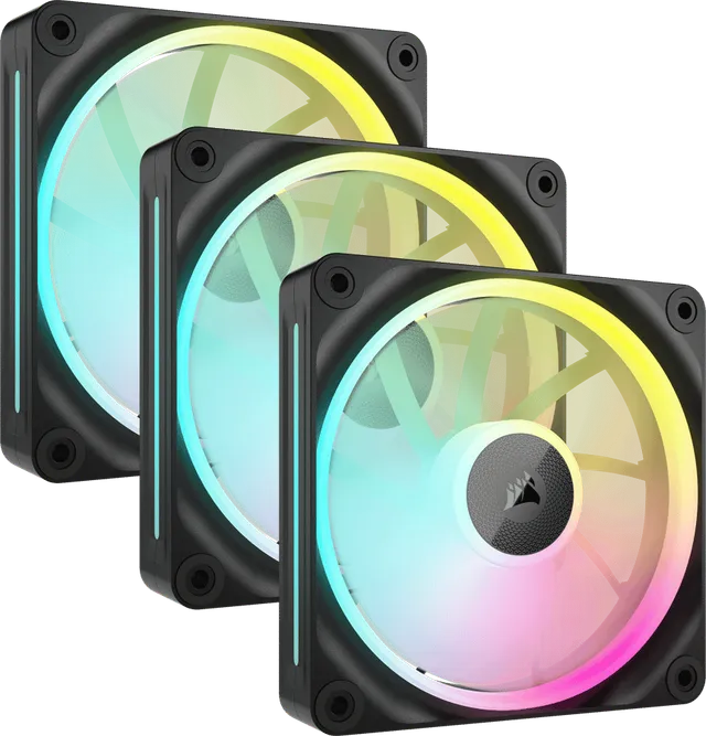 iCUE LINK LX120 RGB Svart 3-pack