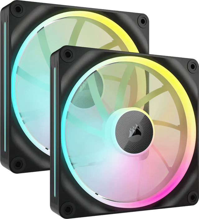 iCUE LINK LX140 RGB Svart 2-pack