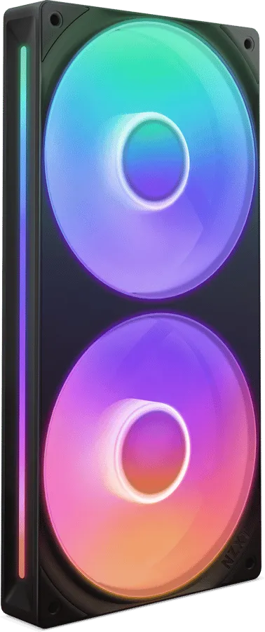 F240 RGB Core Unibody 240mm Svart