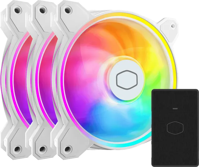 MasterFan MF120 Halo² Vit 3-pack