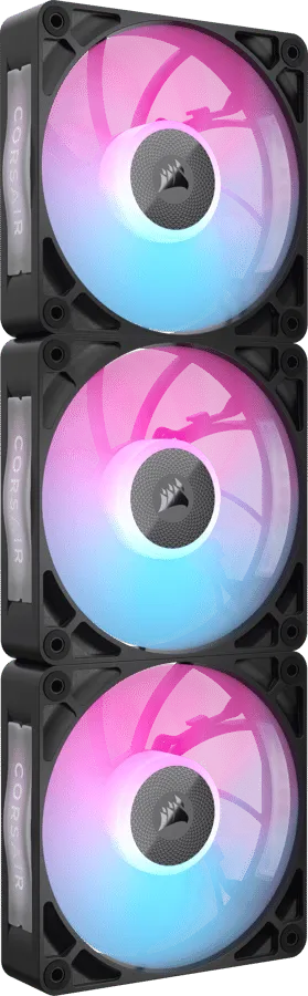 iCUE LINK RX120 Max RGB Svart 3-pack