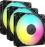 RS120 ARGB Svart 3-Pack