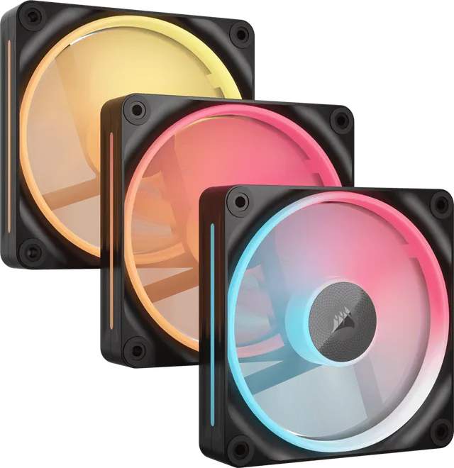 iCUE LINK LX120-R RGB Svart Reversed 3-pack