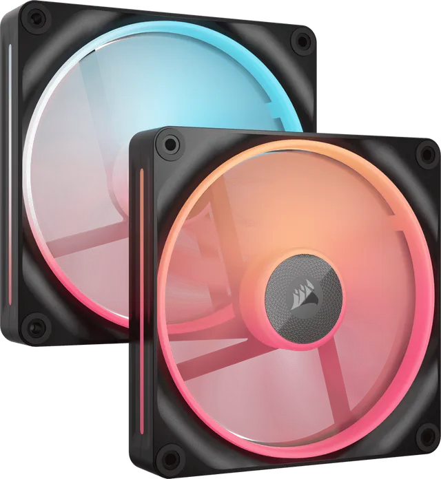 iCUE LINK LX140-R RGB Svart Reversed 2-pack