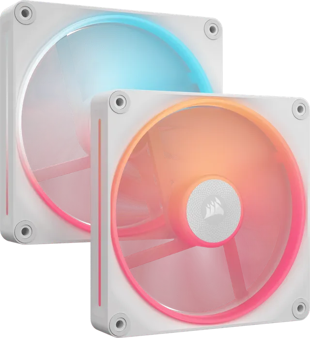 iCUE LINK LX140-R RGB Vit Reversed 2-pack