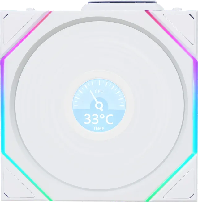 UNI FAN TL 120mm Wireless LCD Reverse Vit