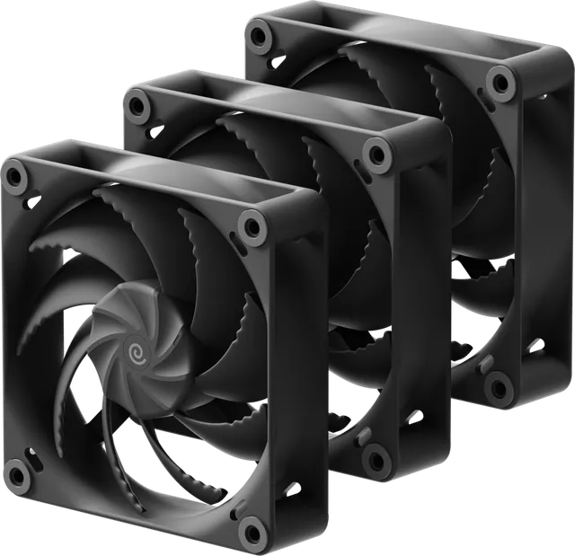 H12 Svart 3-pack