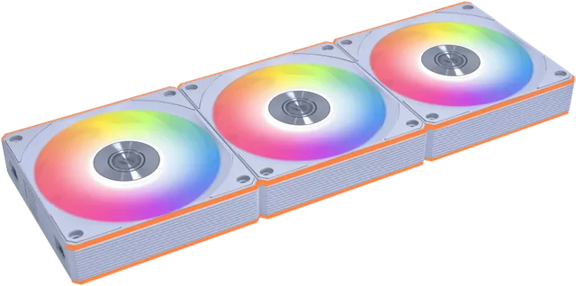 UNI FAN CL Wireless Vit 120mm 3-Pack
