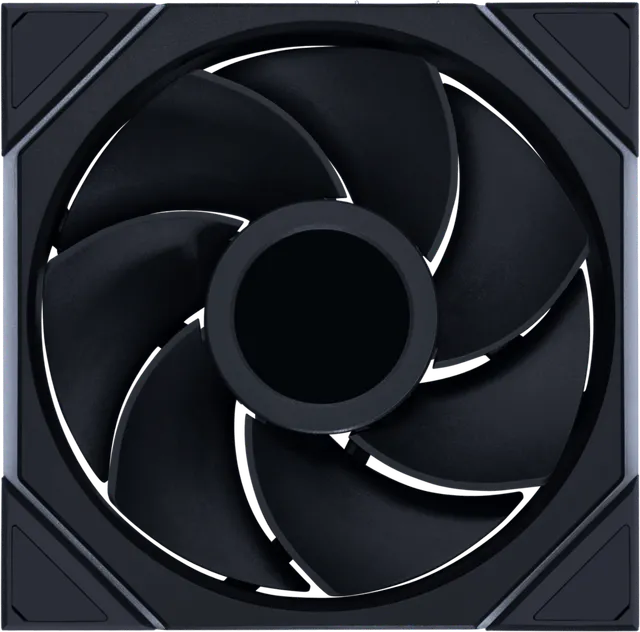 UNI FAN TL LCD Wireless Reverse 140mm Svart