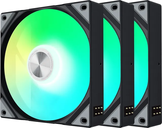 Rota SL ARGB Reverse 120mm Svart 3-pack