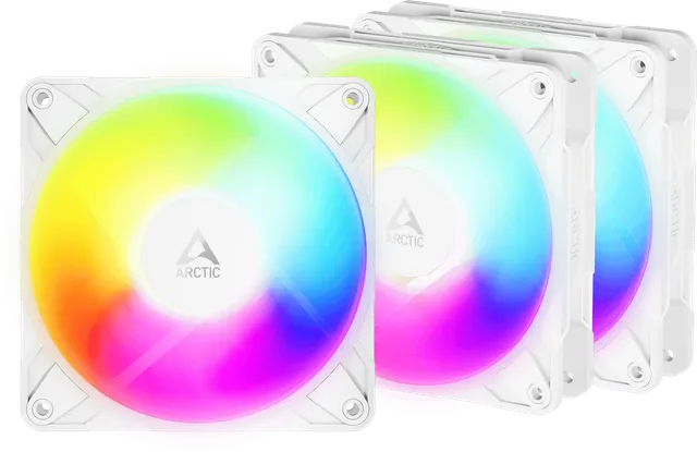 P12 Pro Reverse A-RGB 120mm 3-Pack Vit