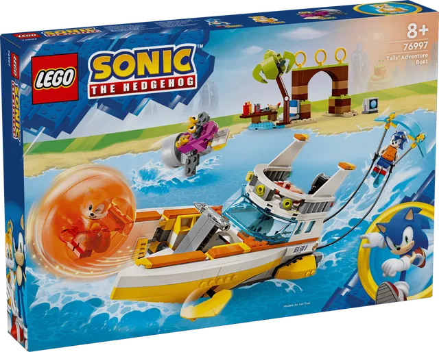 Sonic the Hedgehog Tails äventyrsbåt 76997