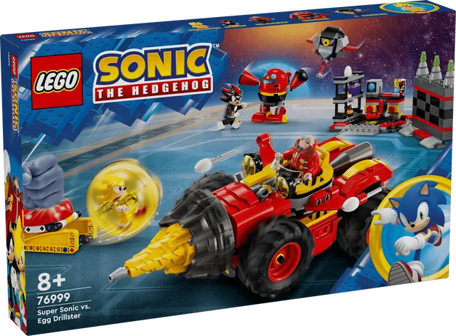 Sonic the Hedgehog Super Sonic vs Egg Drillster 76999