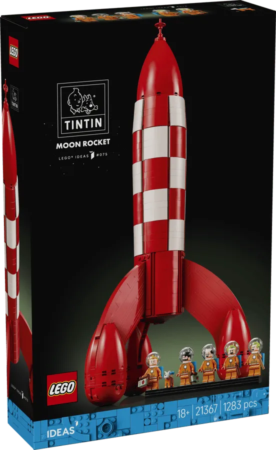 Ideas Tintin Månraket 21367