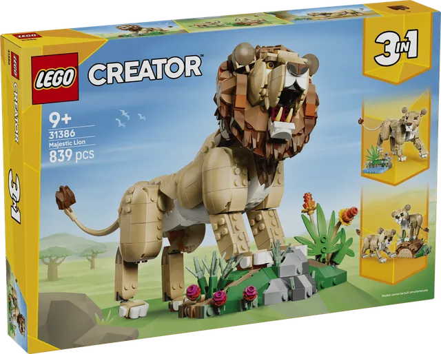 Creator Vilda Djur: Majestätiskt Lejon 31386