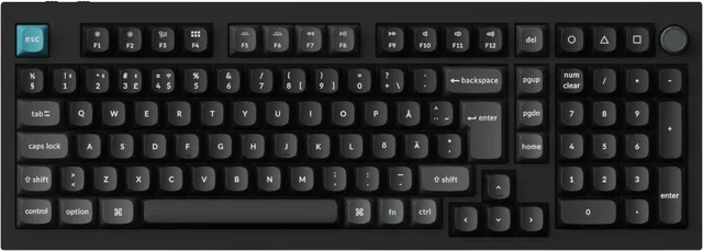 Q5 Ultra 96% 8K Wireless Tri-Mode Black Keychron POM Brown