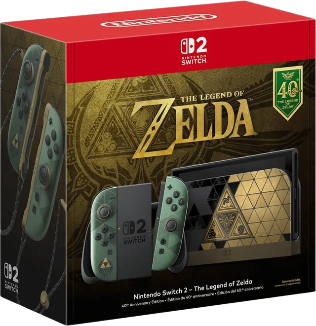 Switch 2 - The Legend of Zelda 40th Anniversary Edition