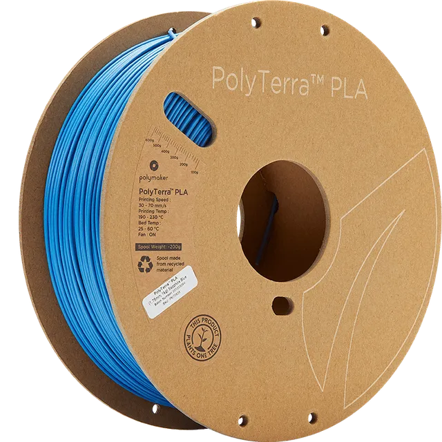 PolyTerra PLA 1.75mm - 1 kg - Blå