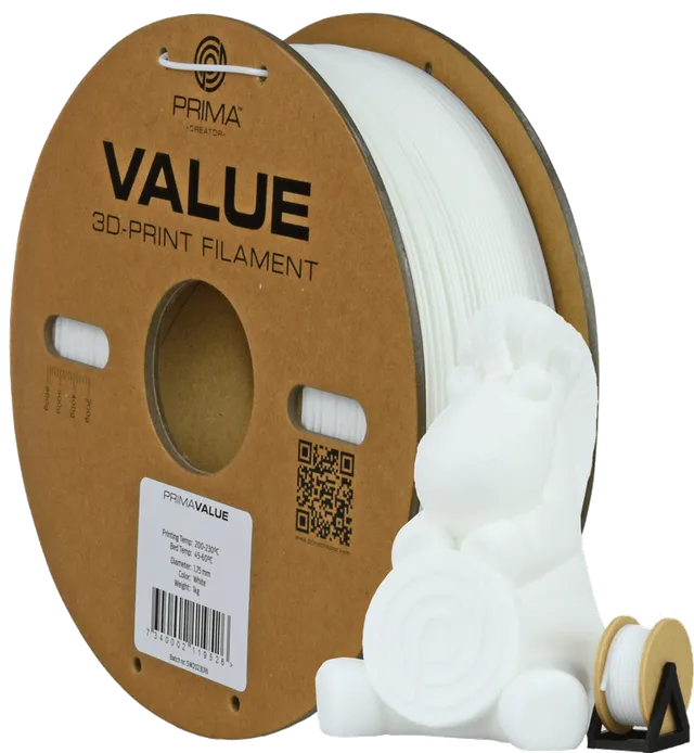 Prima Value PETG 1.75mm 1kg - Vit