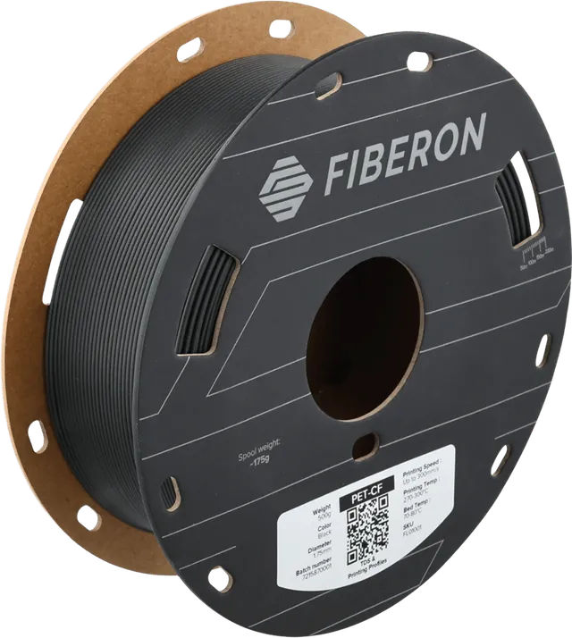 Fiberon PET-CF17 1.75mm 500g Svart